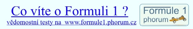 Co v�te o Formuli 1? V�domostn� testy